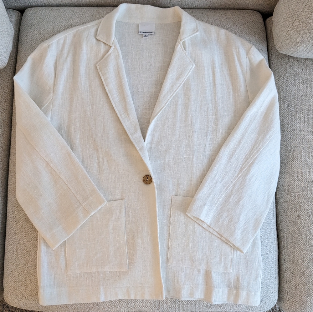 12th Tribe Linen Haven Blazer - Picture 8 of 11